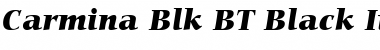 Carmina Blk BT Font