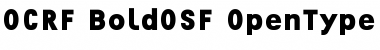 OCRF Font