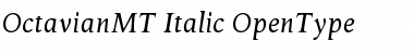 Octavian MT Italic