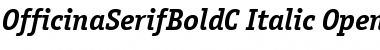 OfficinaSerifBoldC Italic