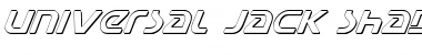 Universal Jack Shadow Italic Font