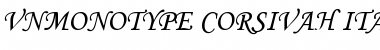 .VnMonotype corsivaH Italic Font