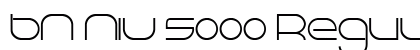 BN Niv 5000 Regular Font BN Niv 5000 Regular Font Preview