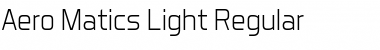 Download Aero Matics Light Font