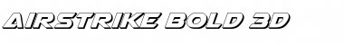 Airstrike Bold 3D Bold Font