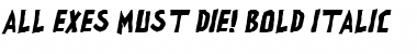 Download all exes must die! Font