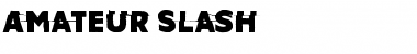Download Amateur Slash Font