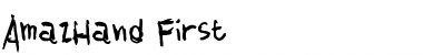 Download AmazHand_First Font