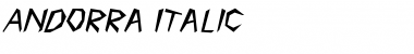 Download Andorra Italic Font