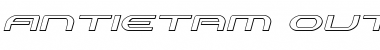 Antietam Outline Italic Outline Italic Font