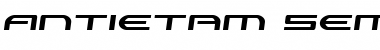 Antietam Semi-Italic Font