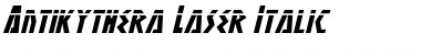 Download Antikythera Laser Italic Font