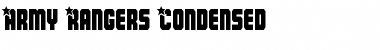 Army Rangers Condensed Condensed Font