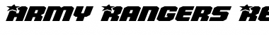 Army Rangers Super-Expanded Italic Font