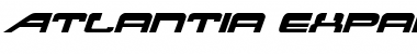 Atlantia Expanded Italic Font