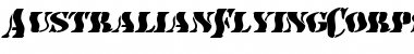 AustralianFlyingCorpsStencilSC Regular Font