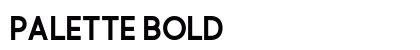 Palette Bold Font Palette Bold Font Preview