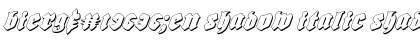 Bierg䲴en Shadow Italic Shadow Italic Font