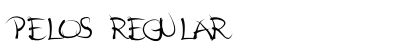 pelos Regular Font pelos Regular Font Preview
