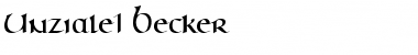 Unziale1 Becker Normal Font