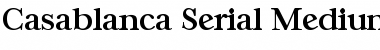 Download Casablanca-Serial-Medium Font