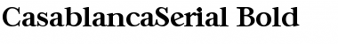 Download CasablancaSerial Font