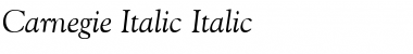 Download Carnegie-Italic Font