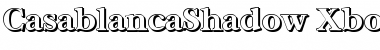 CasablancaShadow-Xbold Regular Font