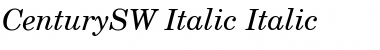 Download CenturySW-Italic Font