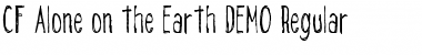 Download CF Alone on the Earth DEMO Font