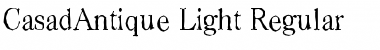 CasadAntique-Light Regular Font