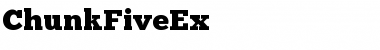 ChunkFive Ex Regular Font