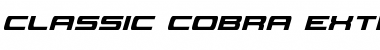 Download Classic Cobra Extra-Condensed Italic Font