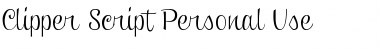 Clipper Script (Personal Use) Regular Font