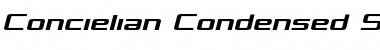 Download Concielian Condensed Semi-Italic Font