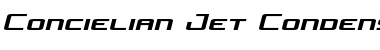 Download Concielian Jet Condensed Semi-Italic Font