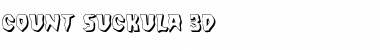 Download Count Suckula 3D Font