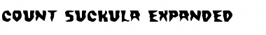 Count Suckula Expanded Font
