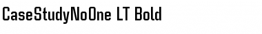 CaseStudyNoOne LT Bold Font