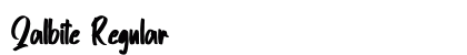 Qalbite Regular (OpenType) Font Preview Qalbite Regular (OpenType) Font Preview