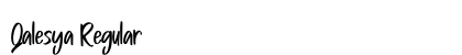 Qalesya Regular (OpenType) Font Preview Qalesya Regular (OpenType) Font Preview