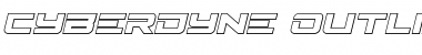 Download Cyberdyne Outline Italic Font