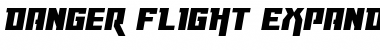 Download Danger Flight Expanded Italic Font