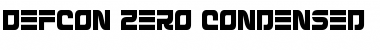 Download Defcon Zero Condensed Font