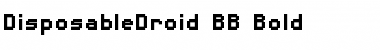 Download DisposableDroid BB Font