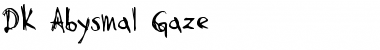 DK Abysmal Gaze Regular Font
