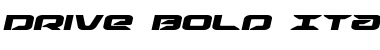 Download Drive Bold Italic Font