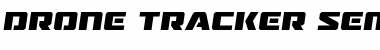 Download Drone Tracker Semi-Italic Font