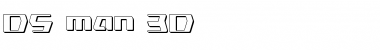 DS man 3D Regular Font