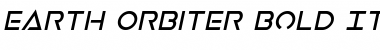 Download Earth Orbiter Bold Italic Font
